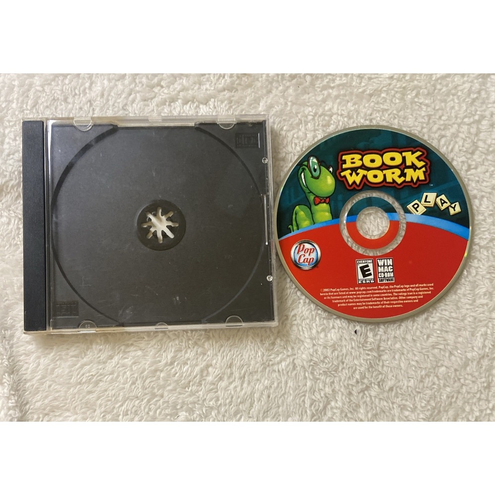 Bookworm Play PC CD ROM WIN MAC VTG 2002 Games
